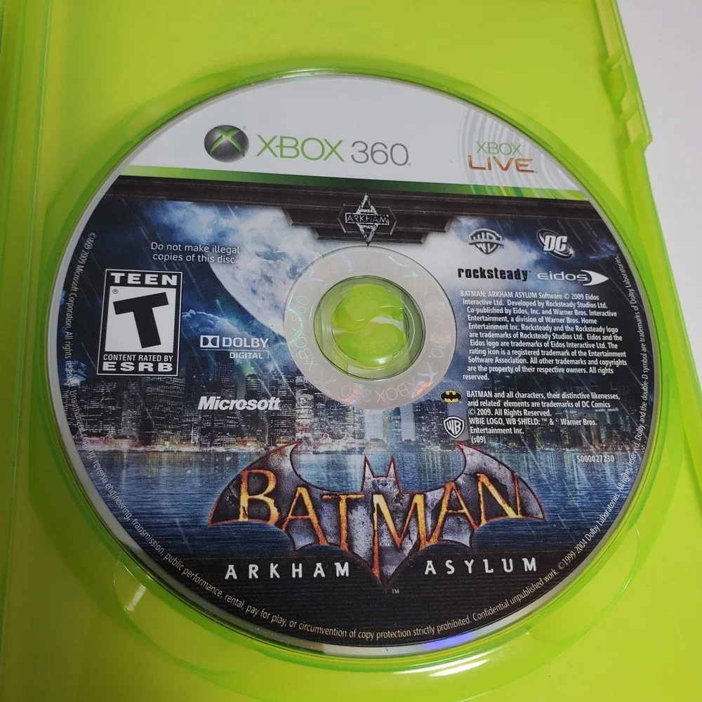 Batman: Arkham Asylum (Microsoft Xbox‎ 360, 2009)
